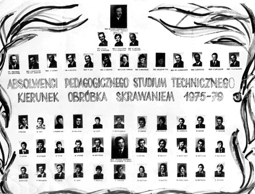 Pedagogiczne Studium Techniczne KL. IV TA 1975 - 1979